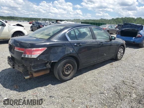 2011 Honda Accord LX with VIN 1HGCP2F33BA081354, listed as a Copart auction lot 60515505 with 198,365 mi miles and Salvage title. Bid and sale history available at DreamBid. Image 3.