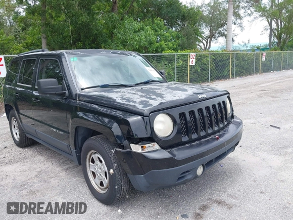 2014 Jeep Patriot Sport with VIN 1C4NJPBB7ED793811, listed as a IAAI auction lot 42442047 with 100,193 mi miles and . Bid and sale history available at DreamBid. Image 6.
