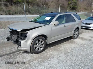 2007 Cadillac SRX with VIN 1GYEE63A670135714, listed as a IAAI auction lot 41876168 with 150,648 mi miles. Bid and sale history available at carsss.com. Image 2.