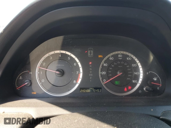 2009 Honda Accord LX-S with VIN 1HGCS12399A023368, listed as a Copart auction lot 52575845 with 245,488 mi miles and Salvage Title. Bid and sale history available at DreamBid. Image 9.