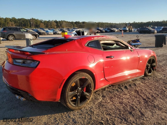 2016 Chevrolet Camaro 2SS with VIN 1G1FG1R78G0128775, listed as a Copart auction lot 87404044 with 0 mi miles and Salvage Title. Bid and sale history available at carsss.com. Image 3.