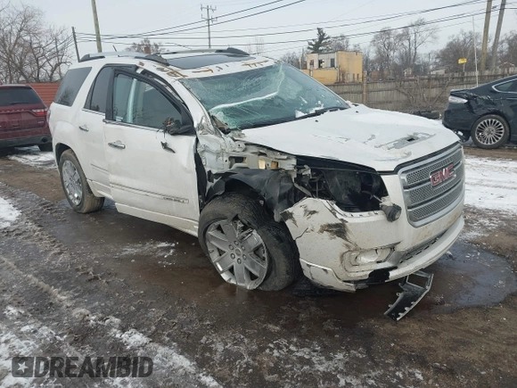 2016 GMC Acadia Denali with VIN 1GKKVTKD6GJ148299, listed as a IAAI auction lot 41545085 with 155,229 mi miles. Bid and sale history available at carsss.com. Image 1.