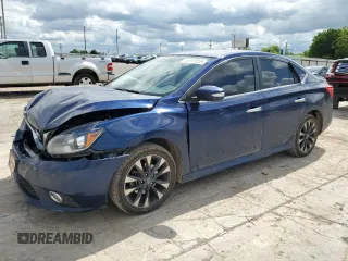 2017 Nissan Sentra SR z VIN 3N1AB7APXHY252099, wystawiony jako Copart lot #55913025 z przebiegiem 47 539 mil mil oraz Szkoda całkowita • Salvage title. Historia ofert i sprzedaży dostępna na DreamBid. Obrazek 1.