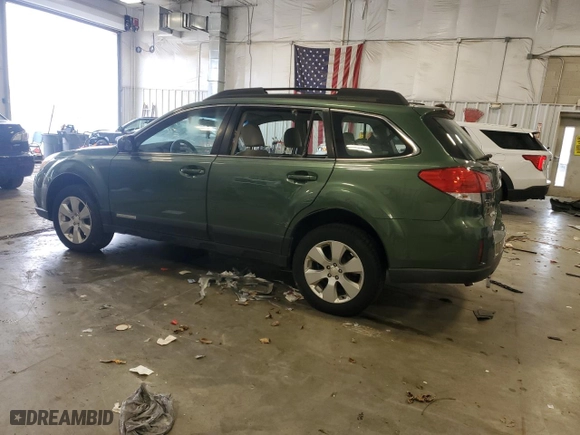 2012 Subaru Outback 2.5i with VIN 4S4BRCAC3C3284196, listed as a Copart auction lot 52542285 with 0 mi miles and Clean Title. Bid and sale history available at carsss.com. Image 2.