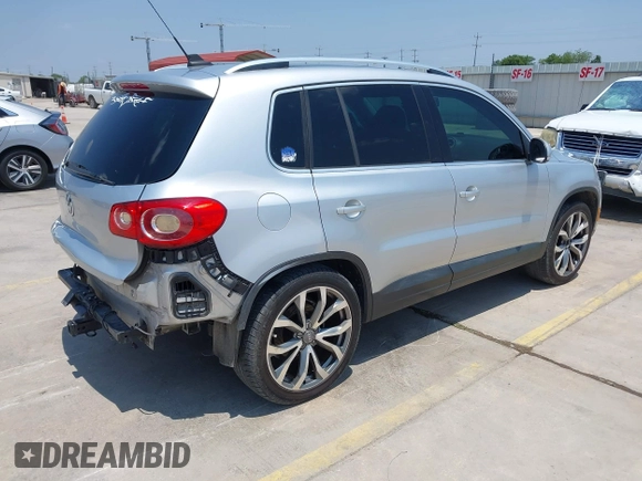 2010 Volkswagen Tiguan S with VIN WVGAV7AX6AW510843, listed as a IAAI auction lot 42345658 with 126,313 mi miles and . Bid and sale history available at DreamBid. Image 4.