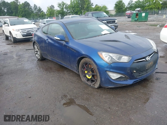 2016 Hyundai Genesis Coupe R-Spec with VIN KMHHU6KJ1GU132635, listed as a IAAI auction lot 42393361 with 138,793 mi miles and . Bid and sale history available at DreamBid. Image 1.