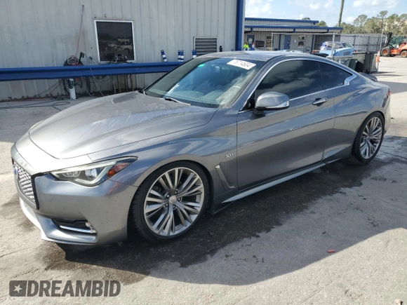 2018 Infiniti Q60 Sport with VIN JN1EV7EK8JM342142, listed as a Copart auction lot 78714604 with 100,381 mi miles and Non Repairable. Bid and sale history available at DreamBid. Image 1.