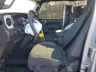 2024 Jeep Wrangler Sport S z VIN 1C4PJXDGXRW289295, wystawiony jako Copart lot #49031105 z przebiegiem 3 358 mil mil oraz Szkoda całkowita • Salvage title. Historia ofert i sprzedaży dostępna na DreamBid. Obrazek 7.