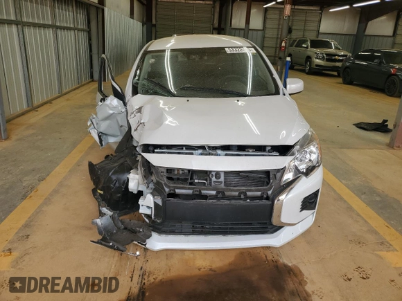 2023 Mitsubishi Mirage ES with VIN ML32FUFJ0PHF02149, listed as a Copart auction lot 53322425 with 51,272 mi miles and Salvage title. Bid and sale history available at DreamBid. Image 5.