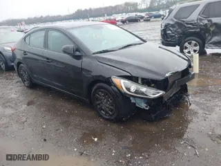 2018 Hyundai Elantra SE with VIN KMHD74LF3JU452454, listed as a IAAI auction lot 41827989 with 171,272 mi miles. Bid and sale history available at carsss.com. Image 1.