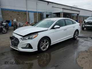 2018 Hyundai Sonata Sport with VIN 5NPE34AF1JH604328, listed as a Copart auction lot 53252525 with 80,276 mi miles and Salvage Title. Bid and sale history available at carsss.com. Image 1.