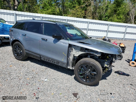 2025 Land Rover Range Rover Velar Dynamic SE with VIN SALYL2EXXSA394267, listed as a Copart auction lot 48936625 with NaN miles and Salvage Title. Bid and sale history available at carsss.com. Image 4.
