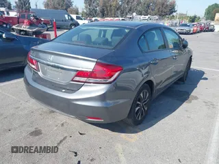 2013 Honda Civic EX with VIN 19XFB2F82DE281132, listed as a IAAI auction lot 41990142 with 96,275 mi miles and . Bid and sale history available at DreamBid. Image 4.