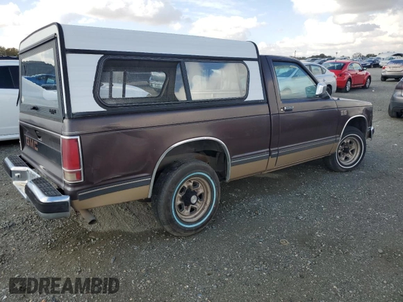 1989 GMC Sonoma with VIN 1GTCS14Z2K8529766, listed as a Copart auction lot 78939124 with 101,995 mi miles and Salvage Title. Bid and sale history available at carsss.com. Image 3.