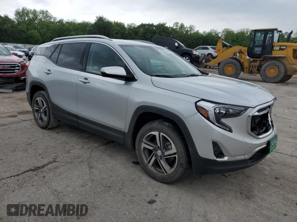 2021 GMC Terrain SLT with VIN 3GKALVEV7ML309670, listed as a Copart auction lot 53004105 with 84,192 mi miles and Salvage title. Bid and sale history available at DreamBid. Image 4.
