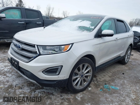 2018 Ford Edge Titanium with VIN 2FMPK4K89JBB80898, listed as a IAAI auction lot 41361559 with 95,313 mi miles. Bid and sale history available at carsss.com. Image 16.