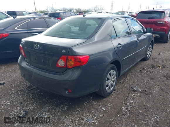 2009 Toyota Corolla with VIN JTDBL40E799040751, listed as a IAAI auction lot 42046821 with 199,634 mi miles. Bid and sale history available at carsss.com. Image 4.