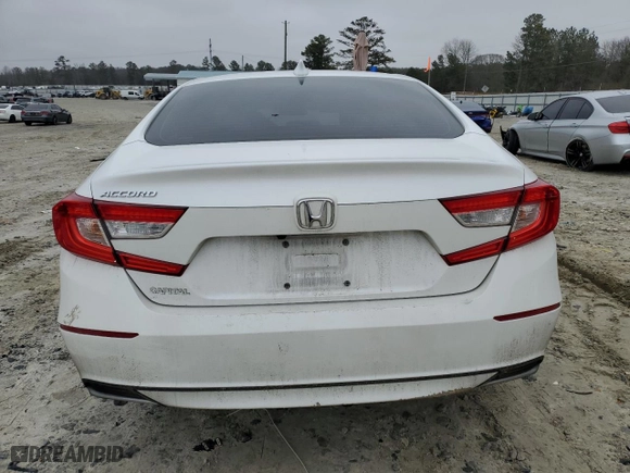 2020 Honda Accord Sedan LX with VIN 1HGCV1F12LA099781, listed as a Copart auction lot 43570455 with 103,978 mi miles and Salvage Title. Bid and sale history available at carsss.com. Image 6.