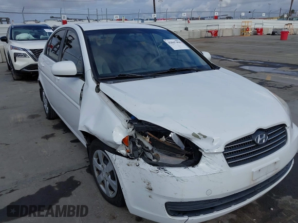 2011 Hyundai Accent GLS with VIN KMHCN4ACXBU619503, listed as a IAAI auction lot 42047496 with 131,135 mi miles. Bid and sale history available at carsss.com. Image 6.