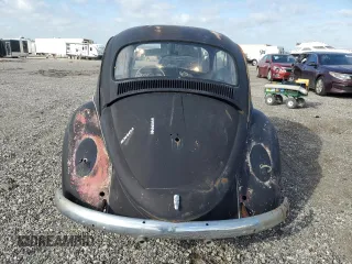 1966 Volkswagen Beetle with VIN 116069716, listed as a Copart auction lot 46487625 with 88,284 mi miles and Clean Title. Bid and sale history available at DreamBid. Image 6.