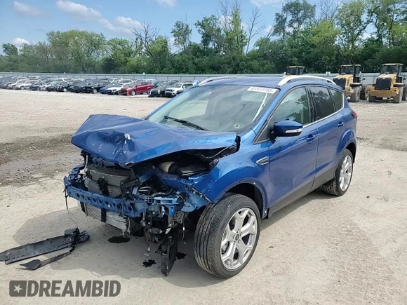 2019 Ford Escape Titanium with VIN 1FMCU0J94KUB49727, listed as a Copart auction lot 61973185 with Not provided miles and Non repairable. Bid and sale history available at DreamBid. Image 15.