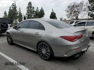 2020 Mercedes-Benz CLA with VIN W1K5J5BB0LN086678, listed as a Copart auction lot 89312035 with 96,585 mi miles and Salvage Title. Bid and sale history available at carsss.com. Image 2.