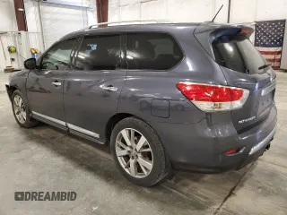 2014 Nissan Pathfinder Platinum with VIN 5N1AR2MM8EC673493, listed as a Copart auction lot 61280545 with 100,569 mi miles and Salvage title. Bid and sale history available at DreamBid. Image 2.