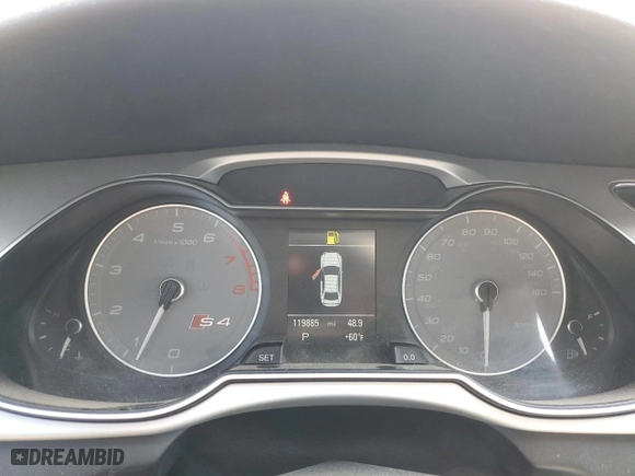 2016 Audi S4 Premium Plus with VIN WAUBGBFL0GA006206, listed as a Copart auction lot 47398374 with 119,885 mi miles and Salvage Title. Bid and sale history available at carsss.com. Image 9.