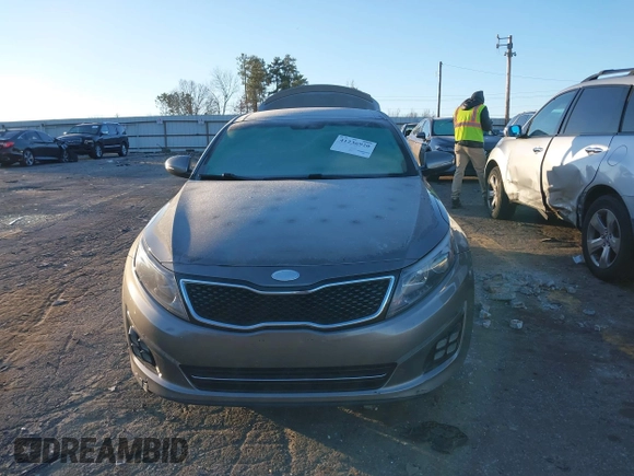 2014 Kia Optima SX Turbo with VIN 5XXGR4A62EG272392, listed as a IAAI auction lot 41236920 with 189,504 mi miles and . Bid and sale history available at DreamBid. Image 12.