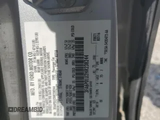 2017 Ford Fusion Hybrid SE with VIN 3FA6P0LU2HR238244, listed as a Copart auction lot 54985835 with 163,916 mi miles and Clean title. Bid and sale history available at DreamBid. Image 12.