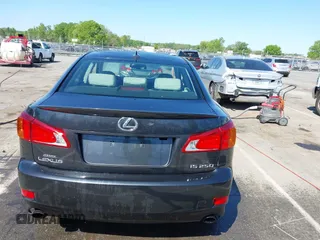2009 Lexus IS 250 with VIN JTHBK262895094294, listed as a IAAI auction lot 41991777 with 245,673 mi miles. Bid and sale history available at carsss.com. Image 16.