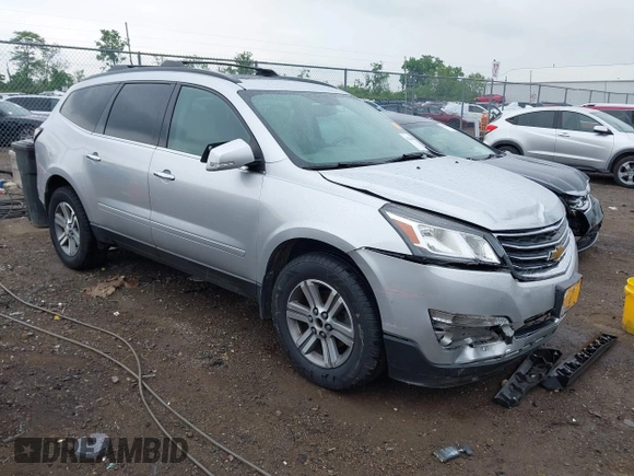 2016 Chevrolet Traverse LT z VIN 1GNKRHKDXGJ115343, wystawiony jako IAAI lot #42246084 z przebiegiem 148 021 mil mil oraz . Historia ofert i sprzedaży dostępna na DreamBid. Obrazek 1.