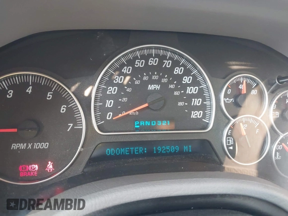 2005 GMC Envoy SLT with VIN 1GKDT13S752251920, listed as a IAAI auction lot 41670725 with 192,509 mi miles. Bid and sale history available at carsss.com. Image 7.
