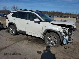 2020 Toyota RAV4 Hybrid Limited with VIN JTMD6RFV5LD006851, listed as a Copart auction lot 53715355 with 62,523 mi miles and Salvage Title. Bid and sale history available at carsss.com. Image 4.