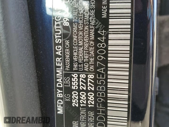 2014 Mercedes-Benz E 550 Sport with VIN WDDHF9BB5EA790844, listed as a Copart auction lot 82179264 with 202,405 mi miles and Salvage Title. Bid and sale history available at DreamBid. Image 15.