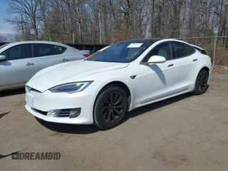 2017 Tesla Model S 100D with VIN 5YJSA1E29HF193543, listed as a IAAI auction lot 41903052 with 120,239 mi miles. Bid and sale history available at carsss.com. Image 2.