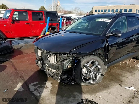 2022 Hyundai Tucson Hybrid Limited with VIN KM8JECA13NU031060, listed as a Copart auction lot 87476814 with 20,361 mi miles and Salvage Title. Bid and sale history available at carsss.com. Image 15.