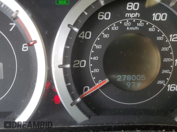 2010 Acura TSX with VIN JH4CU2F67AC005395, listed as a Copart auction lot 65022055 with 278,005 mi miles and Clean title. Bid and sale history available at DreamBid. Image 9.