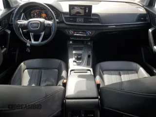 2020 Audi Q5 Premium Plus with VIN WA1E2AFYXL2052712, listed as a Copart auction lot 49732035 with 69,041 mi miles and Salvage title. Bid and sale history available at DreamBid. Image 8.