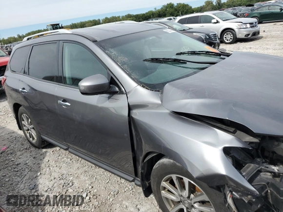 2016 Nissan Pathfinder S with VIN 5N1AR2MM4GC615237, listed as a Copart auction lot 69524584 with 0 mi miles and Salvage Title. Bid and sale history available at carsss.com. Image 4.