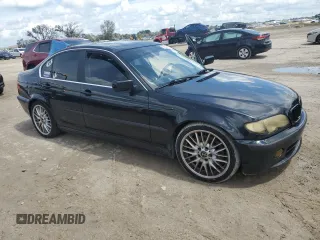 2002 BMW 3 Series 330i with VIN WBAEV53472KM01777, listed as a Copart auction lot 70984764 with 105,293 mi miles and Salvage Title. Bid and sale history available at carsss.com. Image 4.