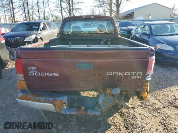 2003 Dodge Dakota SLT with VIN 1D7HL42X43S226116, listed as a Copart auction lot 79293694 with 160,788 mi miles and Clean Title. Bid and sale history available at carsss.com. Image 6.