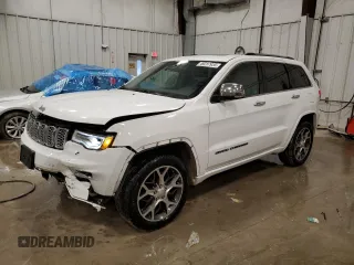2019 Jeep Grand Cherokee Overland with VIN 1C4RJECG1KC644201, listed as a Copart auction lot 49287935 with 91,130 mi miles and Salvage Title. Bid and sale history available at carsss.com. Image 1.