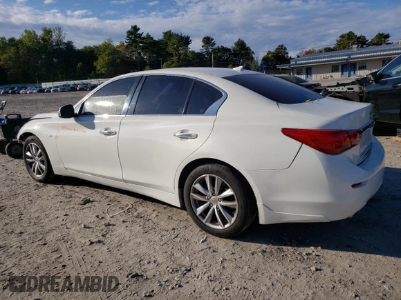 2015 Infiniti Q50 z VIN JN1BV7AR9FM396109, wystawiony jako Copart lot #73750644 z przebiegiem 138 477 mil mil oraz Szkody całkowita. Historia ofert i sprzedaży dostępna na DreamBid. Obrazek 2.