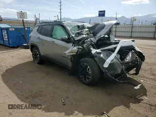 2020 Jeep Compass Trailhawk with VIN 3C4NJDDB4LT132790, listed as a Copart auction lot 49604935 with Not Provided miles and Salvage Title. Bid and sale history available at carsss.com. Image 12.