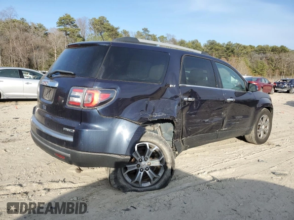 2015 GMC Acadia SLT with VIN 1GKKVRKD1FJ105281, listed as a Copart auction lot 47362645 with 114,032 mi miles and Salvage Title. Bid and sale history available at carsss.com. Image 3.
