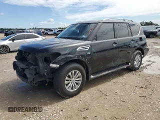 2019 Nissan Armada SL z VIN JN8AY2ND4K9090387, wystawiony jako Copart lot #55764005 z przebiegiem 109 914 mil mil oraz Szkoda całkowita • Salvage title. Historia ofert i sprzedaży dostępna na DreamBid. Obrazek 1.
