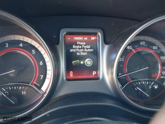2019 Dodge Journey Crossroad with VIN 3C4PDCGG9KT857947, listed as a IAAI auction lot 41745063 with 160,261 mi miles. Bid and sale history available at carsss.com. Image 7.