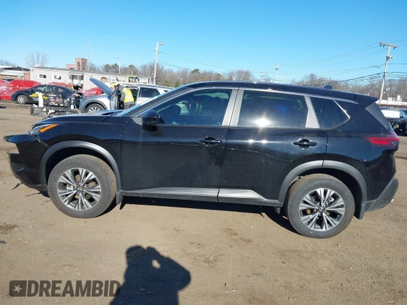 2023 Nissan Rogue SV with VIN JN8BT3BB1PW356355, listed as a IAAI auction lot 41417272 with 9,264 mi miles and . Bid and sale history available at DreamBid. Image 14.