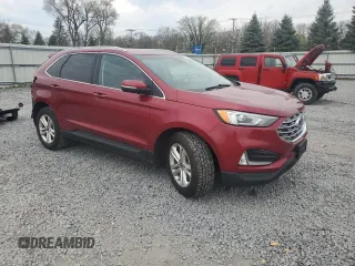2019 Ford Edge SEL with VIN 2FMPK4J9XKBB18955, listed as a Copart auction lot 54442795 with 72,565 mi miles and Salvage Title. Bid and sale history available at carsss.com. Image 4.